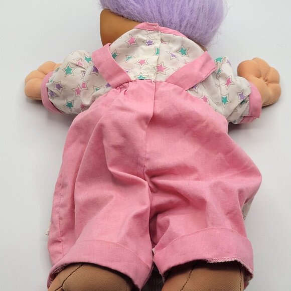 Treasure Troll Doll 12" Jewel Belly Button Soft Body Ace Pink Playsuit Purple - Picture 9 of 9